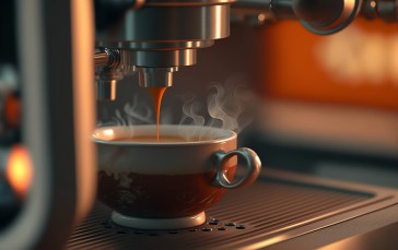 AI Art, Coffee, Espresso, Drink Wallpaper