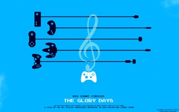 Big Giant Circles, The Glory Days, Music, Blue Background Wallpaper