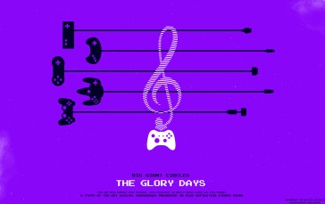 Big Giant Circles, The Glory Days, Music, Purple Background, Controllers Wallpaper