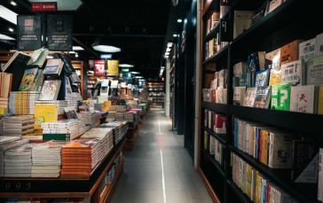 Bookstore, Books, Indoors, Photography, Chinese Wallpaper