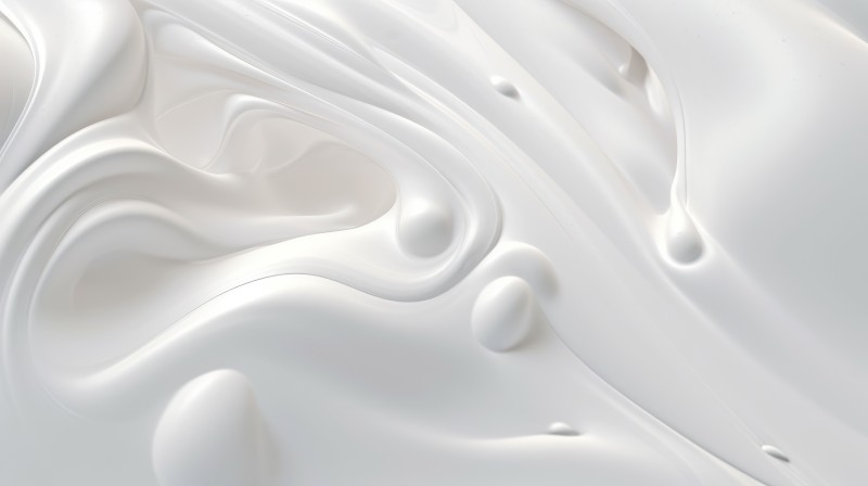 AI Art, White, Liquid, Abstract Wallpaper