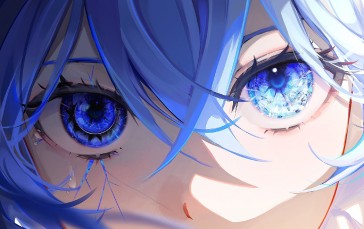 Anime Girls, Heterochromia, Eyes Wallpaper