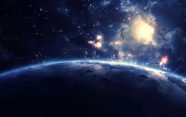 AI Art, Digital Art, Space, Nebula Wallpaper