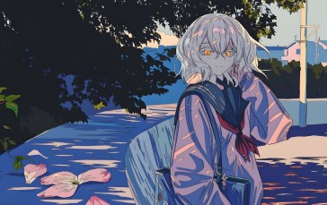 White Hair, Anime Girls, Anime Wallpaper