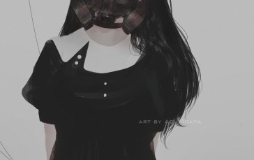 2D, Aoi Ogata, Mask, Anime Girls Wallpaper