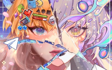 Orange Sekaii, Digital Art, Artwork, Illustration, Anime Wallpaper
