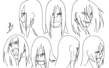 Naruto (anime), Outline, Naruto Shippuden, Orochimaru, Anime Men Wallpaper