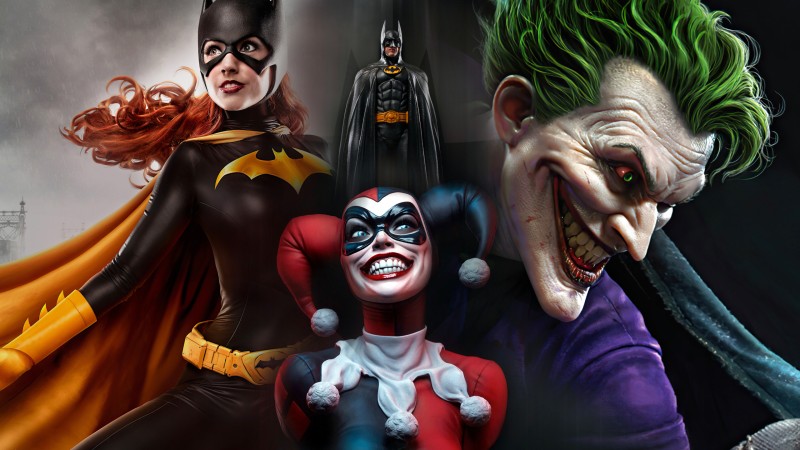 Gotham City Sirens, DC Comics, Batman, Joker Wallpaper