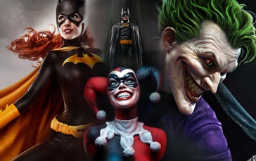 Gotham City Sirens, DC Comics, Batman, Joker Wallpaper