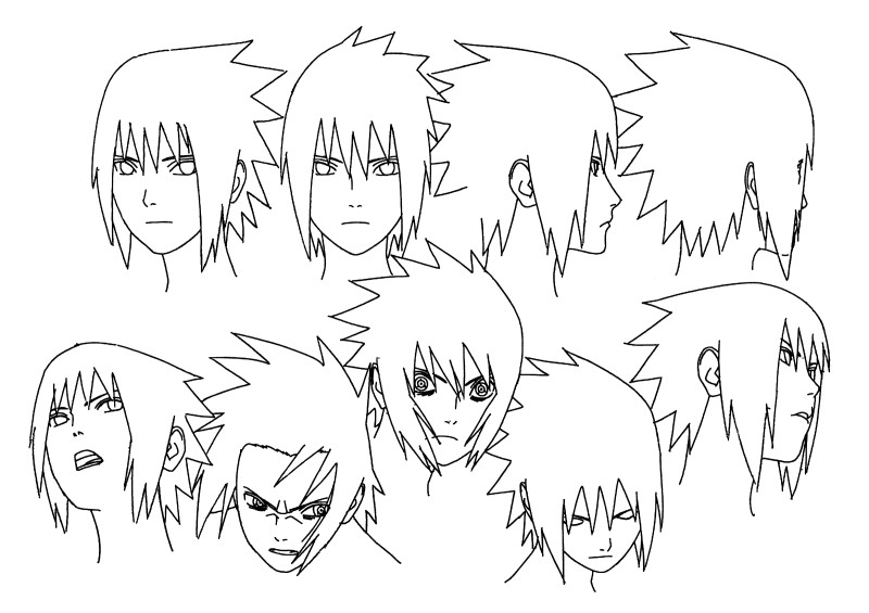 Naruto (anime), Outline, Naruto Shippuden, Anime Boys, Uchiha Sasuke Wallpaper