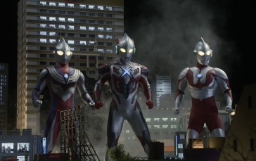 Ultraman, Ultraman Tiga, Ultraman X, City, Night, Building Wallpaper