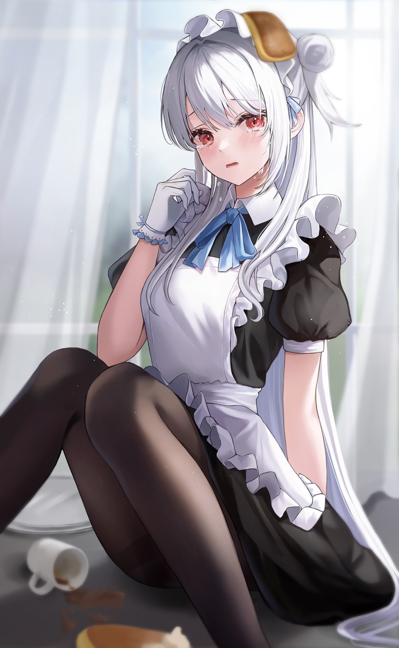 Anime, Anime Girls, Maid, Maid Outfit, Gloves Wallpaper