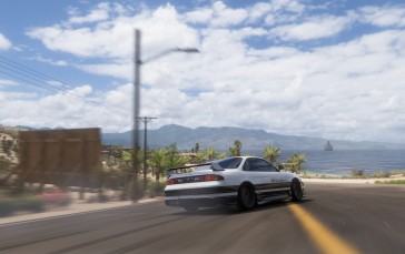 Initial D, Nissan Silvia S14, Forza Horizon 5, Nissan, Japanese Cars, Video Games Wallpaper