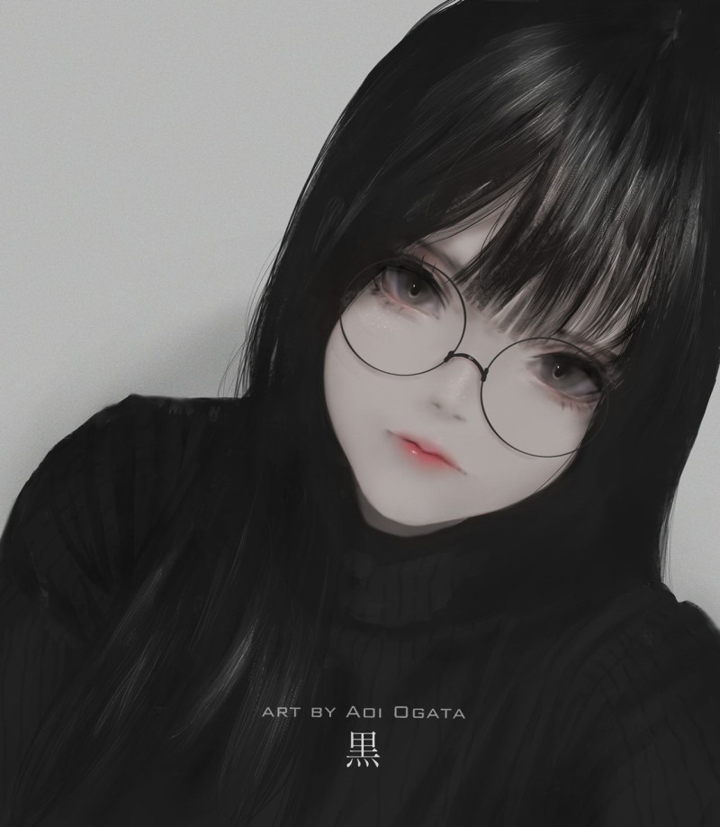 Aoi Ogata, 2D, Anime Girls, Glasses Wallpaper