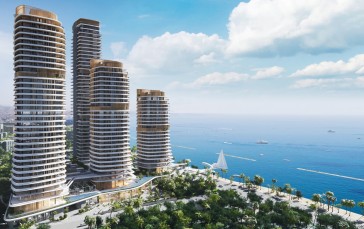 Limassol, Cyprus, Cityscape, Skyscraper, Beach Wallpaper