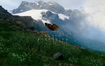 Butterfly, Mountains, Death Stranding, Video Games Wallpaper