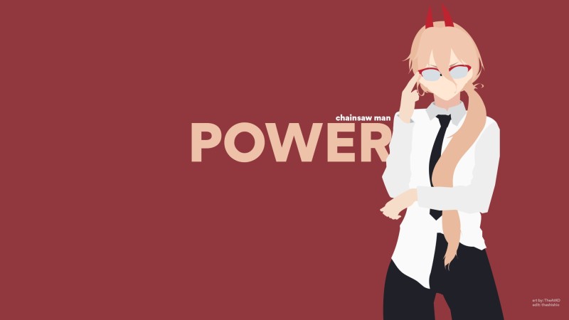 Anime, Chainsaw Man, Power (Chainsaw Man), Anime Girls Wallpaper
