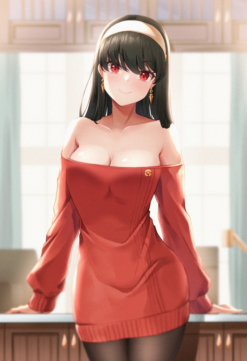 Anime, Anime Girls, Spy X Family, Yor Forger, Cleavage Wallpaper