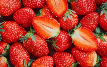 Strawberries, Fruit, Food, Red Wallpaper