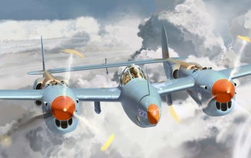 World War II, World War, Planes, Airplane, Aircraft, Lockheed P-38 Lightning Wallpaper