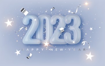 New Year, Christmas, 2023 (year), Holiday Wallpaper