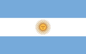 Flag, Argentina, Simple Background, Sun Wallpaper