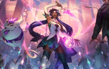 League of Legends, Video Game Characters, Low-angle, Dark Skin Wallpaper