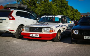 Josefin Dagmyr, Volvo, Volvo 240, Sweden, Racing Stripes Wallpaper