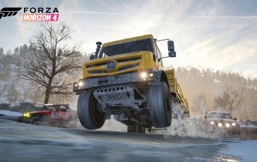 Forza Horizon 4, Video Games, Truck, Headlights Wallpaper