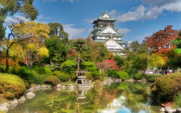 Trey Ratcliff, Photography, Osaka, Japan, Garden Wallpaper