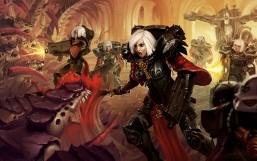 Warhammer 40.000, Sisters of Battle, Tyranids Wallpaper