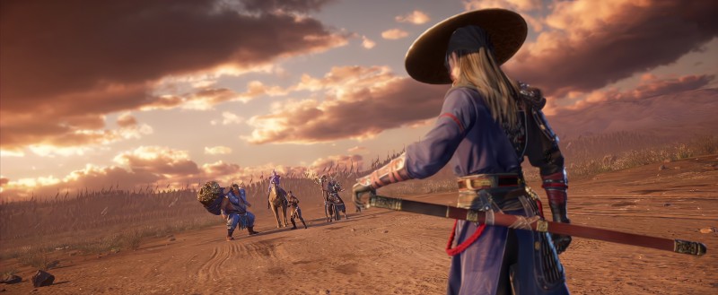 Hua Jianghu, Bu Liang Ren, Clouds, CGI, Sword, Hat Wallpaper