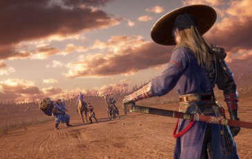 Hua Jianghu, Bu Liang Ren, Clouds, CGI, Sword, Hat Wallpaper