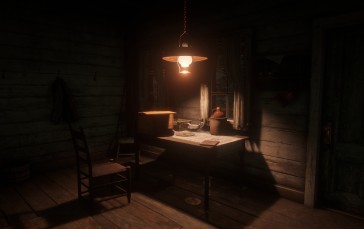 Red Dead Redemption, Red Dead Redemption 2, Soft Shading, Room, Video Games, CGI Wallpaper