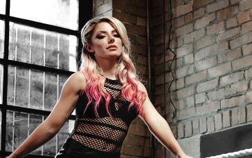 Alexa Bliss, WWE, Blonde, Fishnet Top Wallpaper