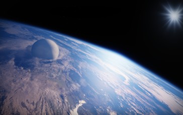 Destiny (video Game), Orbital View, Video Game Art, Destiny 2 Beyond Light, Space Wallpaper