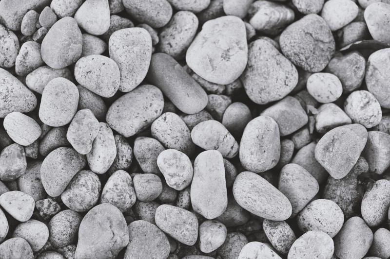 Rocks, Monochrome, Texture, Minimalism Wallpaper