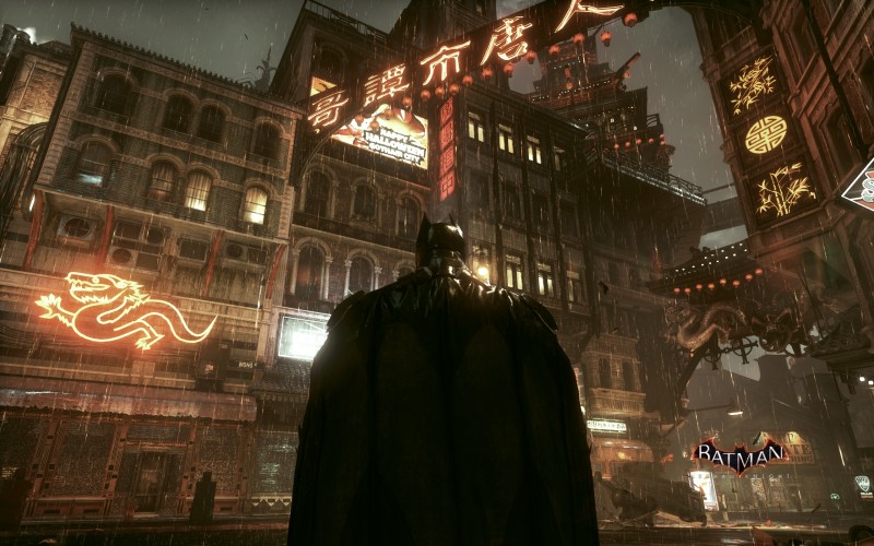 Batman: Arkham Knight, Screen Shot, PC Gaming, Video Games, Superhero, Rain Wallpaper