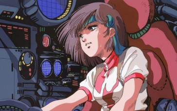 Gunbuster, Science Fiction, Spaceship, Anime Girls Wallpaper
