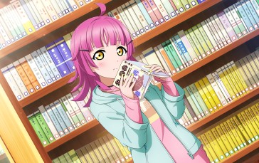 Tennoji Rina, Love Live! Nijigasaki High School Idol Club, Love Live!, Anime, Anime Girls, Blushing Wallpaper
