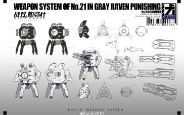 Punishing: Gray Raven, Dogdriver(Designer), Anime, Concept Art Wallpaper