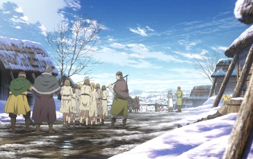 Vinland Saga, Anime, 4K, Anime Boys, Anime Screenshot, Sky Wallpaper