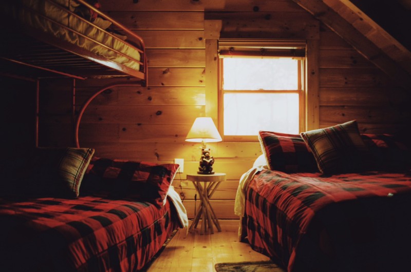 Room, Bed, Cabin, Pillow Wallpaper