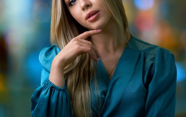Sergey Churnosov, Women, Blonde, Long Hair Wallpaper