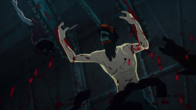 Chainsaw Man, Anime, 4K, Anime Screenshot, Denji (Chainsaw Man), Blood Wallpaper