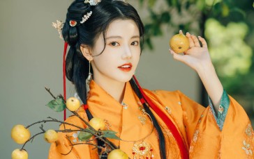 Sun Zhenni, SNH48, Asian, Hanfu, Women Wallpaper