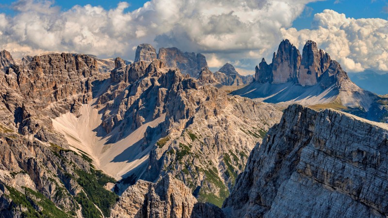 Italy, Dolomites, Alps, Nature Wallpaper