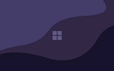 Windows 11, Windows Logo, Minimalism, Digital Art Wallpaper