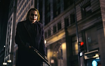 The Dark Knight, Joker, Heath Ledger, Movies Wallpaper
