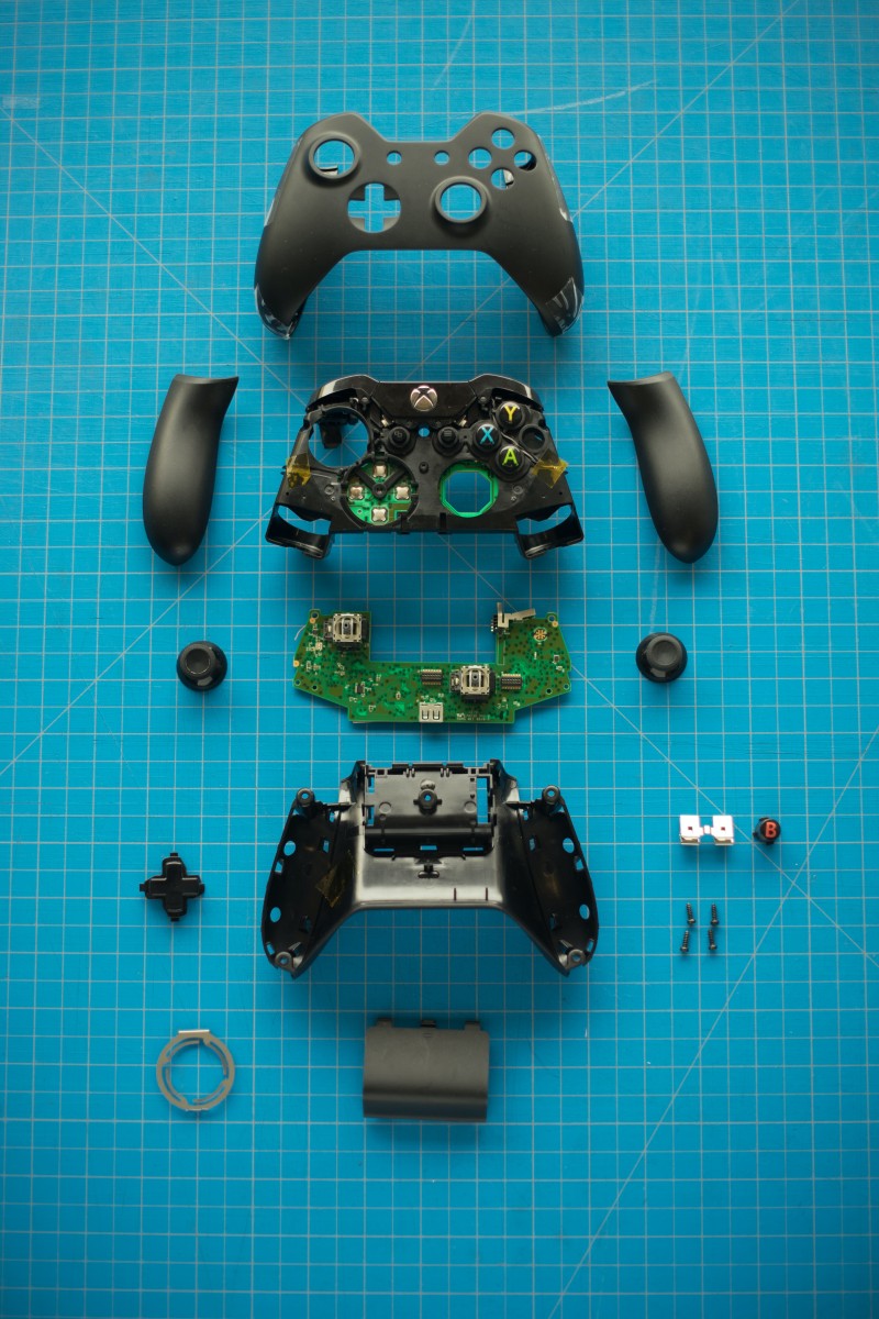 Exploded-view Diagram, Controllers, Xbox, Parts, Remote Control Wallpaper